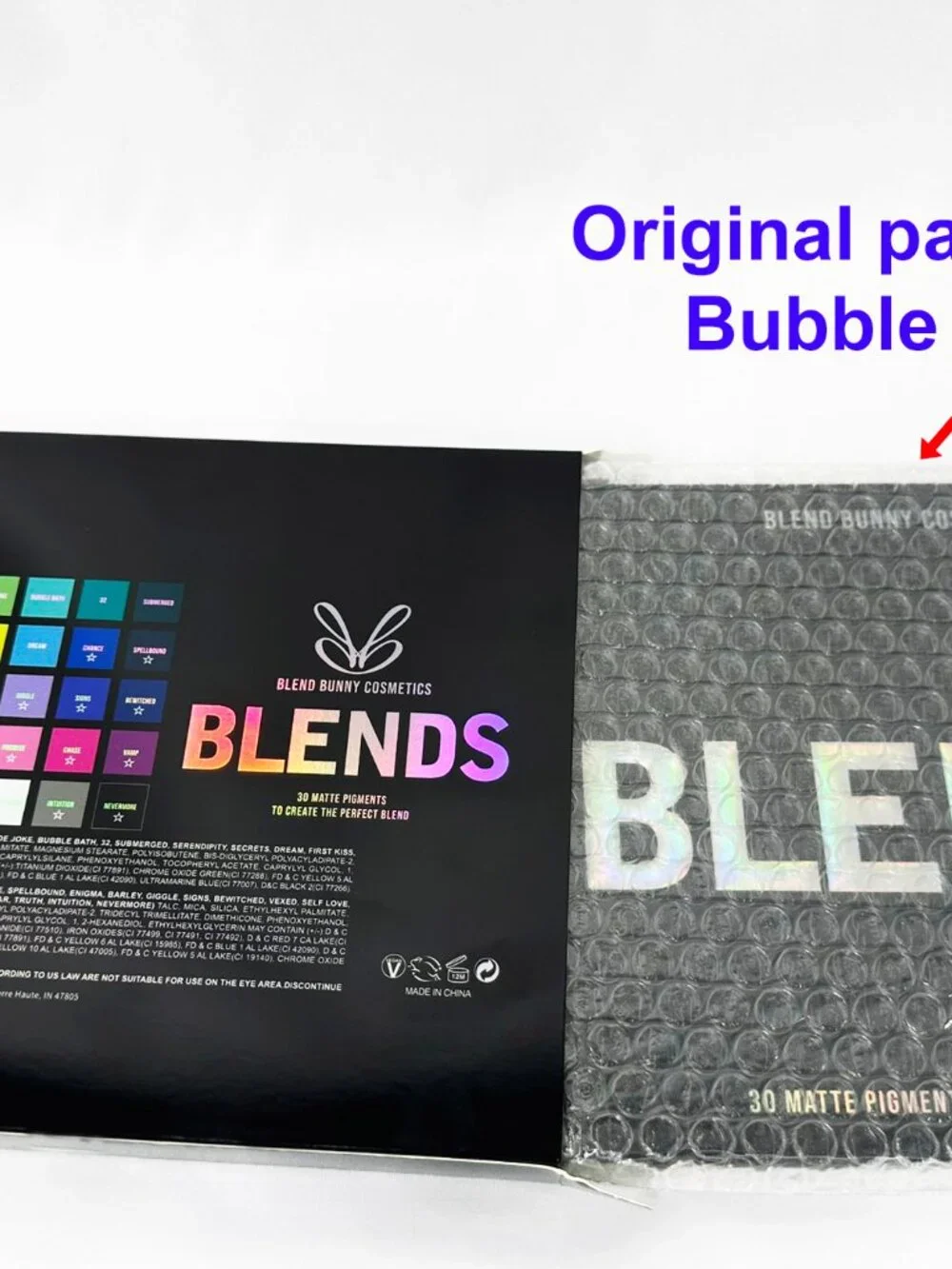 Blend Bunny Blends Eyeshadow Palette 30 Matte Rainbow BNIB DISCONTINUED RARE